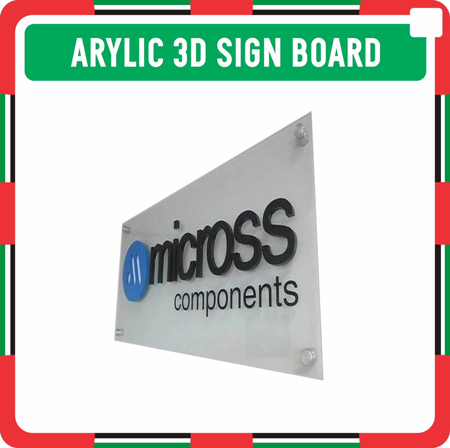 Acrylic 3D Sign Board Makers in Dubai UAE
