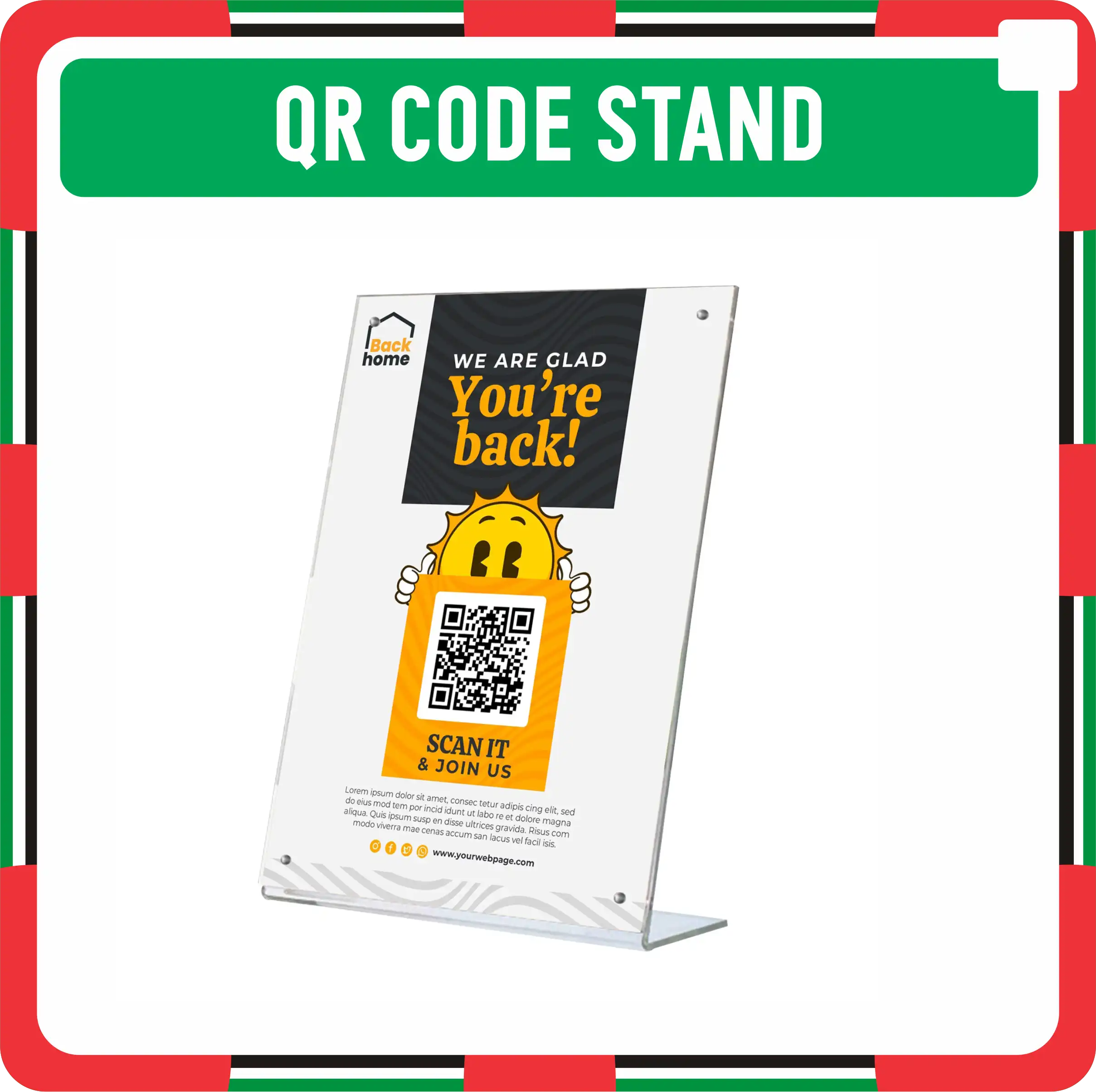 QR Code Stand Makers in Dubai UAE